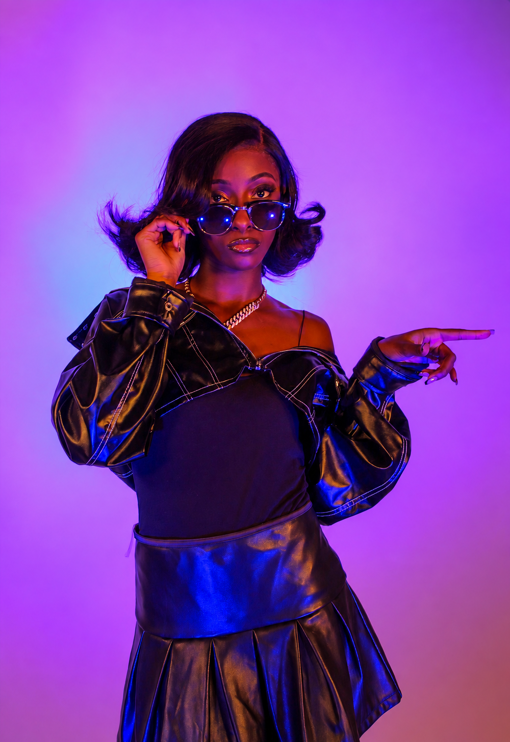 DJ Line press photo, Atlanta DJ photoshoot by ButterflyZ Collective