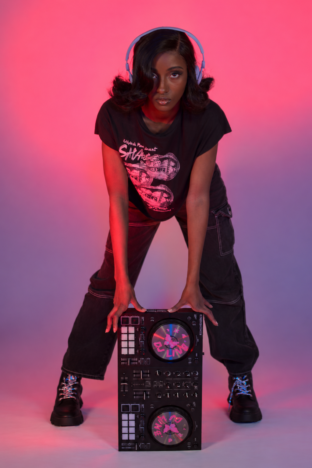 DJ Line portrait, ButterflyZ Collective co-founder